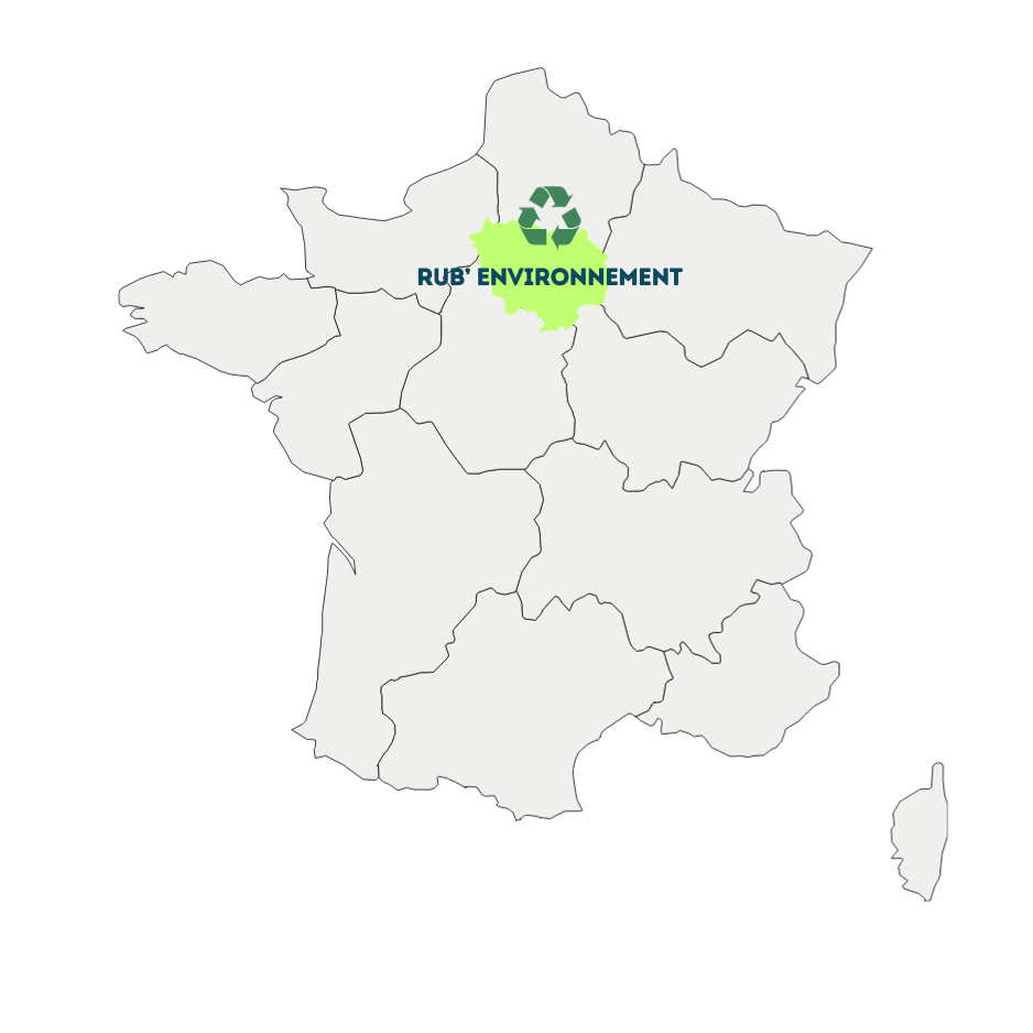 secteur d'intervention Rub'Environnement Toute l'Ile-de-France et une partie du 76, du 60 et du 27.